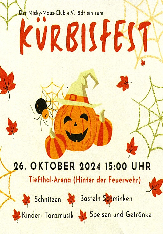 Poster zum Kürbisfest